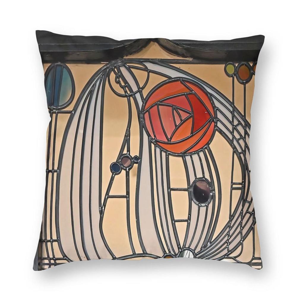 Charles Rennie Mackintosh Square Pillowcase Polyester Linen Velvet Pattern Zip Decor Pillow Case Home Cushion Cover Wholesale