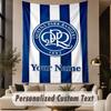 Custom Text Tapestry Queens Park Rangers FC Print Wall Tapestry Indoor Living Room Wall Decor