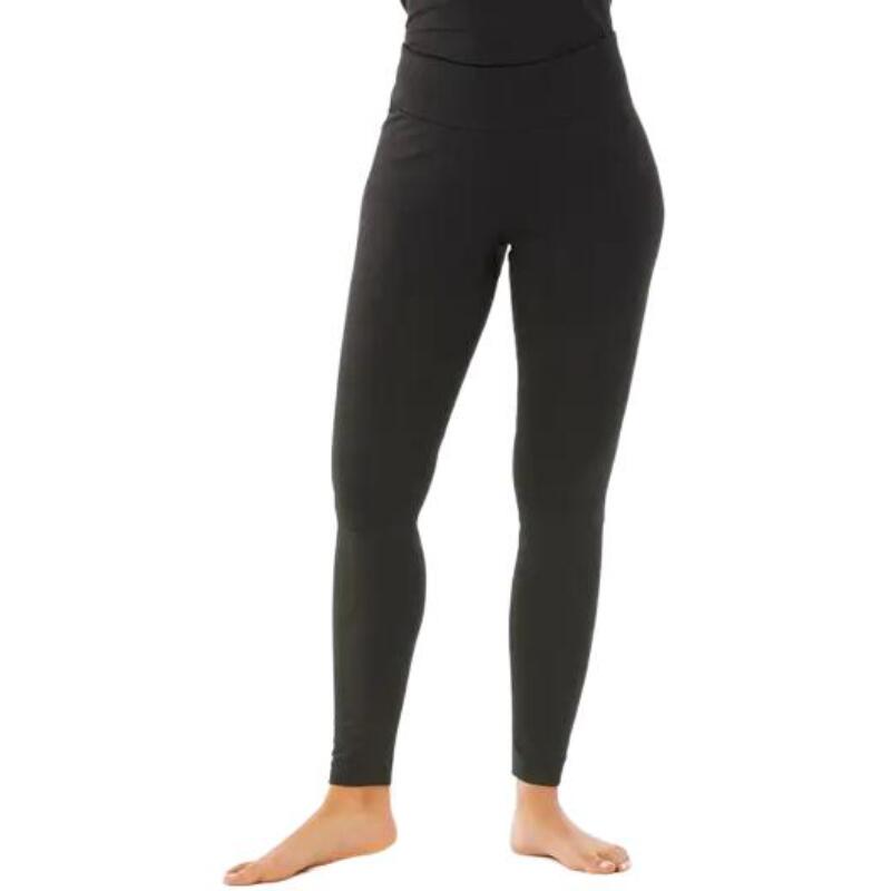 Decathlon BL 500 Solid Colour Elastic Waist Warm Sports Trousers Women's Black