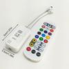 DC12V/24V 3-Pin Tuya App WLAN LED RGBIC Controller mit Fernbedienung, funktioniert mit Alexa und Google Home für 3-Pin RGBIC LED-Streifenlicht