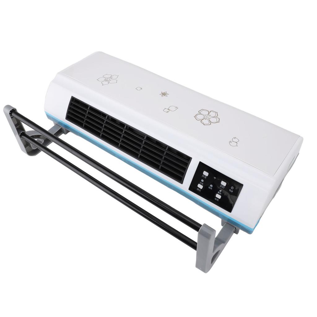 Wall Heater Waterproof Nature Warm Wind Auto Constant Temp Electric Air Heater with Remote for