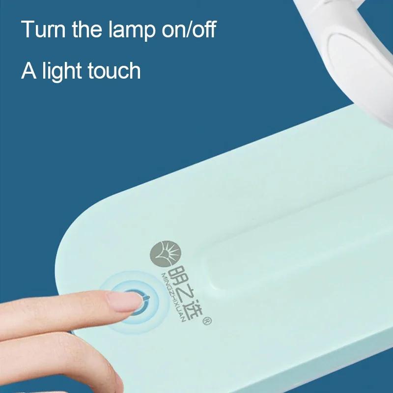 Foldable Solar Powered Desk Lamps and USB Rechargeable Eye Protection Reading Lights Room Bedside Dimmable Desk Night Lighting