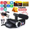 Videocamera 4K Full HD Videocamera 2400 MP Videocamera per visione notturna IR Schermo LCD touch da 3 pollici Fotocamera zoom 18X con microfono