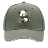 Unisexs Vintage Panda Print  Lettering Retro Baseball Cap  Lightweight Adjustable Hat Suitable for C Sandwich Baseball Cap