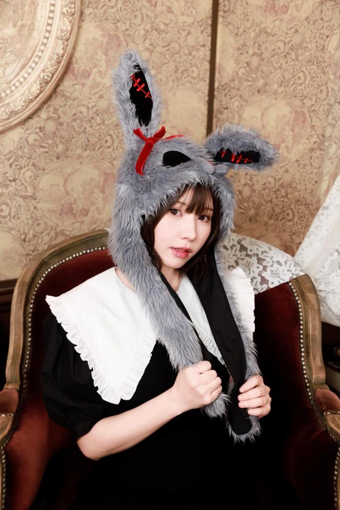 Clearstone Flapping Horror Gray Hat, Cosplay, Halloween, Rabbit, Unisex,