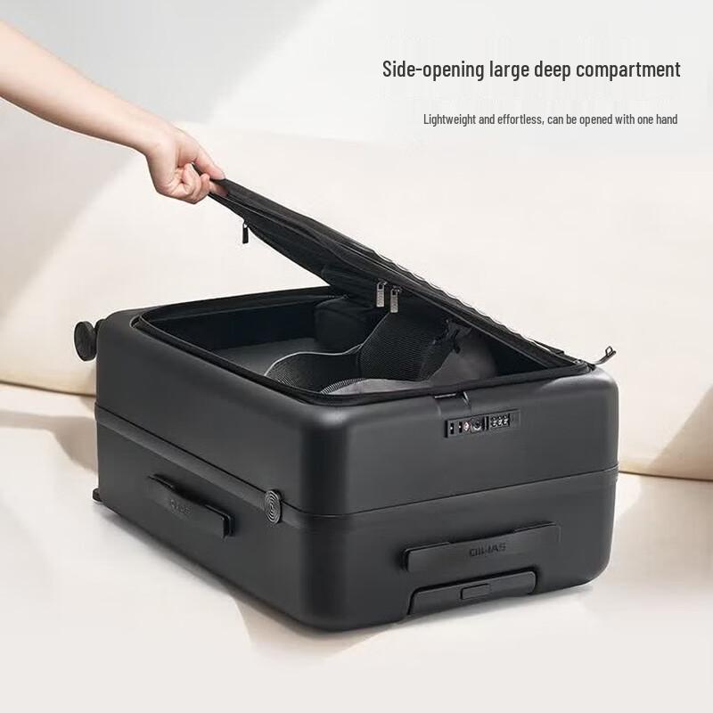 OIWAS 24-inch Side-Opening Multi-Function Suitcase