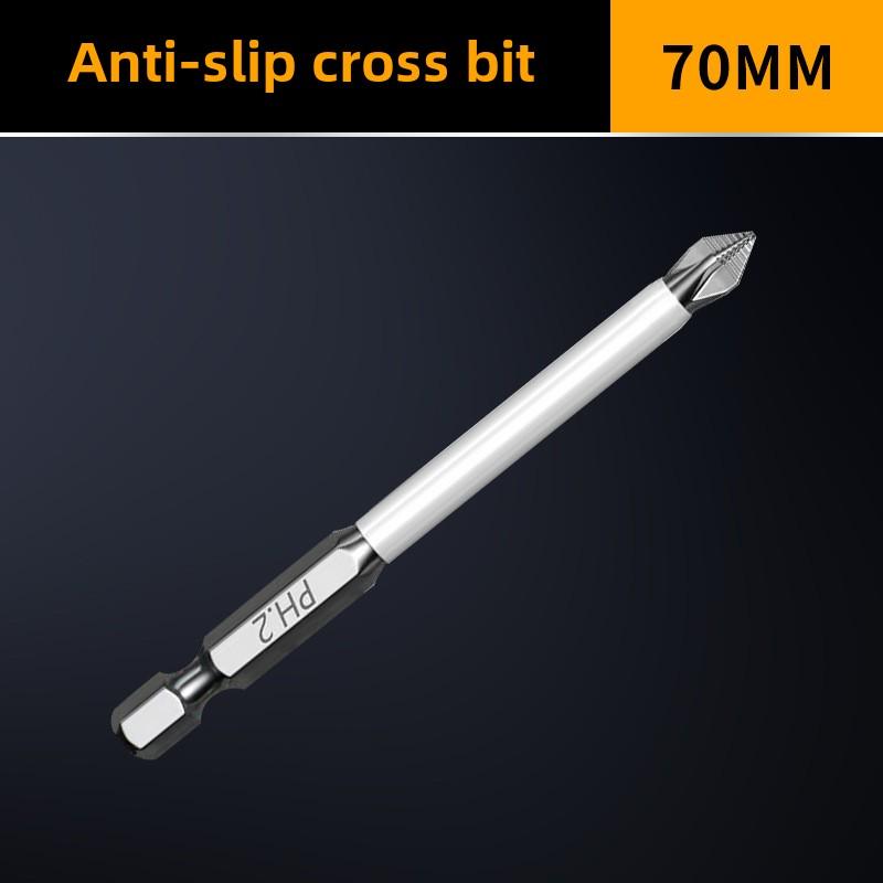 Industrial Grade S2 Steel Magnetic Cross Screwdriver Bit Set Impact Driver Ready