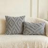 Rhombus Pattern Solid Color Pillowcase, Washable Throw Pillow Cover, Rectangle Square Cushion Cover for Home Living Room Bedroom Sofa Bed