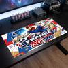 Tappetino Mouse Scudo Calcio Francia, Tappetino da Scrivania Esteso in Gomma Antiscivolo per Gaming Ufficio Laptop Regalo per Fan