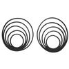 10PCS Aquarium Floating Plant Corral 5 Sizes EVA Foam Odorless Multi Purpose Fish Feeding Ring for