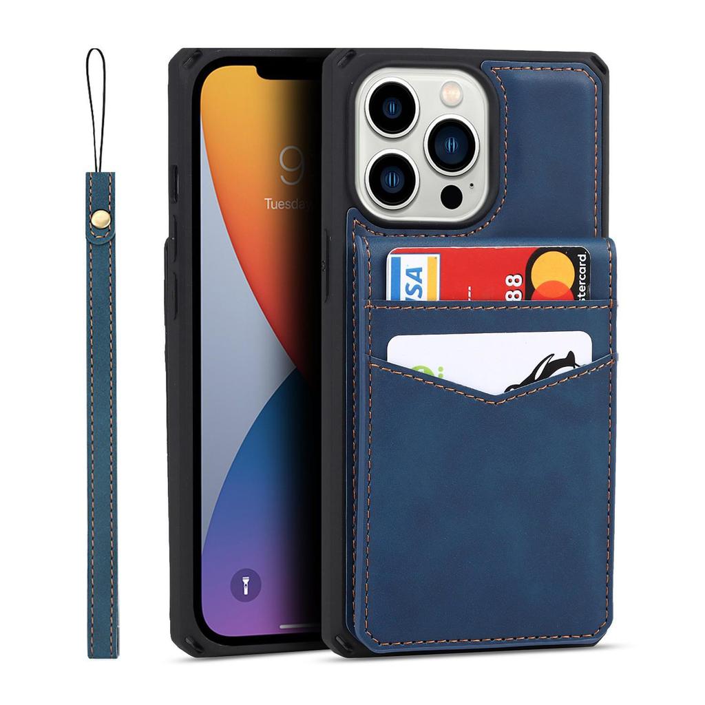 Apple iPhone 13 Pro Flip Case mit Hautgefühl und Lanyard