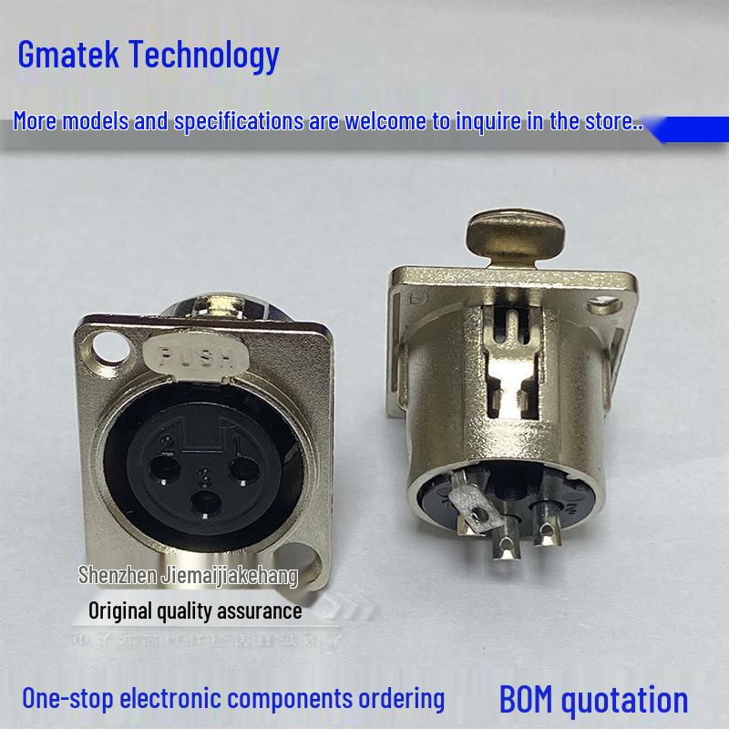 Разъем-гнездо для микрофона LC Series, 3-контактный XLR, female