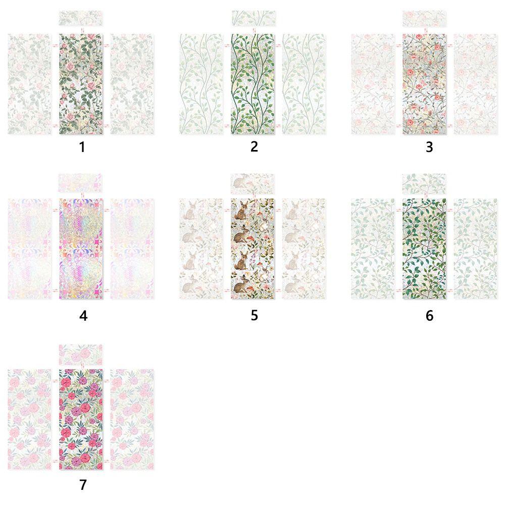 Multicolor Window Privacy Film DIY Accessoires Ornament Sun Catcher Glass Sticker Static Cling Electrostatic Static Decals