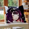 Genshin Impact Columbina Cushion Cover Polyester Sofa Cushions Decorative Throw Pillows Home Decoration Pillowcover