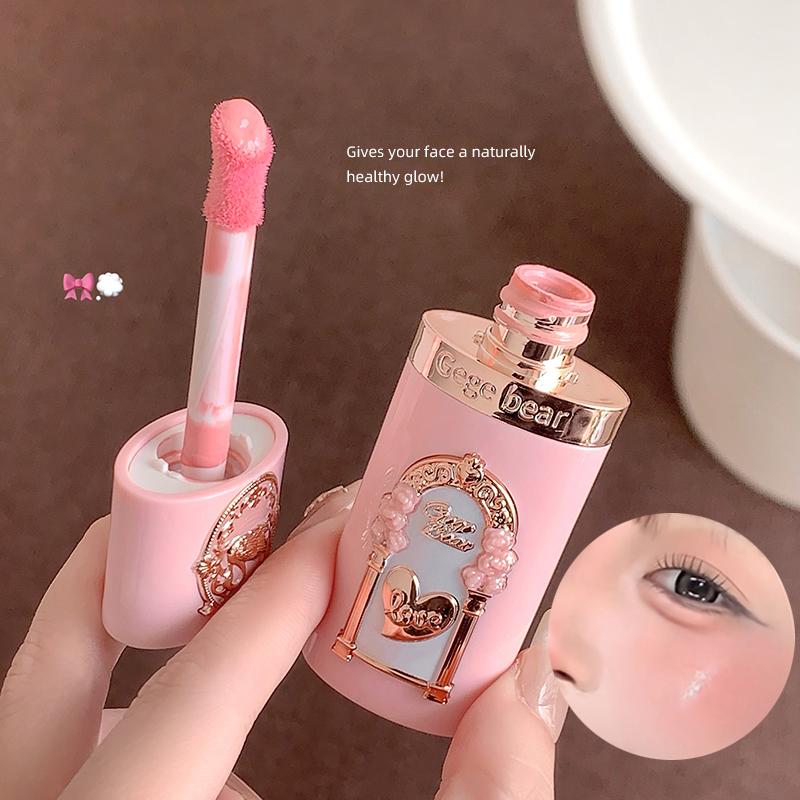 GegeBear Swan Garden Liquid Blush Natural Low Saturation Nude Sheer Water Glow Lightweight Long Wear Dewy Finish Soft Girl Daily Makeup Affordable 5g