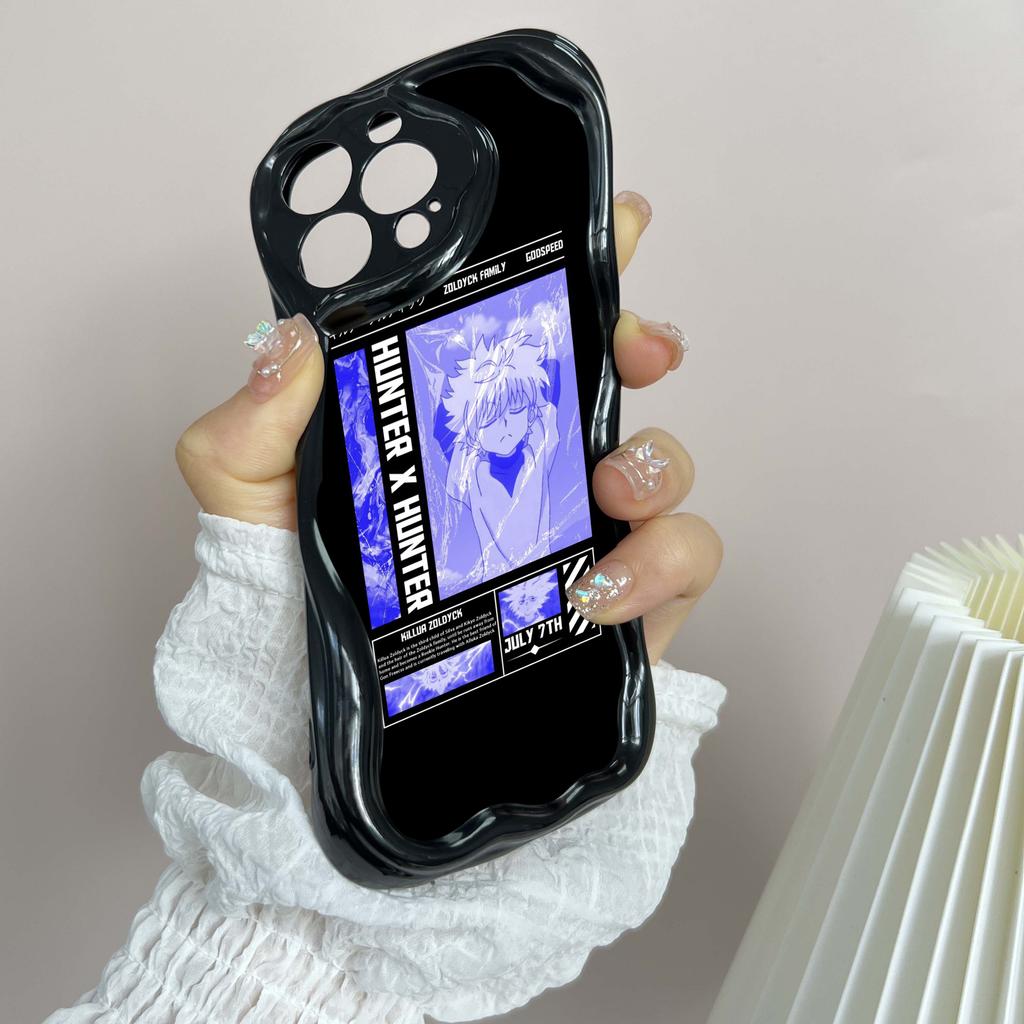 Ae82 Hunter X Hunter Anime Art Protective Phone Cases for Apple iPhone 16 15 14 13 Pro Max 11 12 mini XR 7 8 6s Plus XS Max SE Wave TPU Back Cover