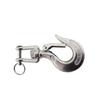 Silver 304 Stainless Steel Lifting Snap Tone Hook American Type Trigger Clevis Swivel-Eye