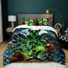 Cool 3D Ben10 Cartoon Bedding Set 2/3 Pcs Print Duvet Cover Pillowcases Twin Full Queen King Size For Boys Kids Bedroom Decor
