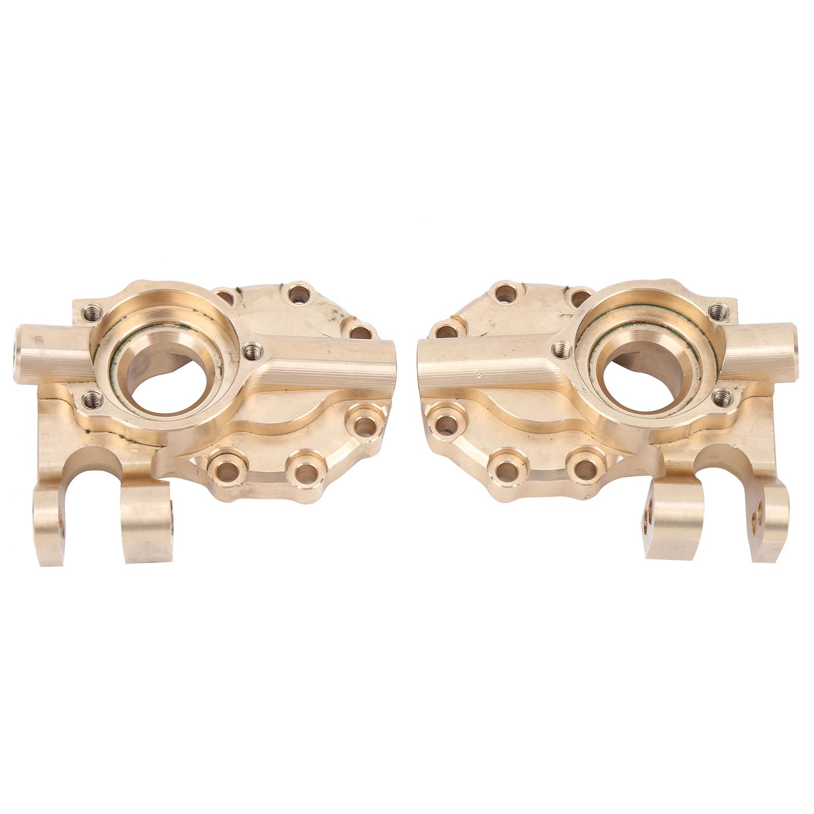 

2 шт. Латунні передні поворотні кулаки Деталі аксесуарів для радіокерованої машини Підходять для Traxxas TRX4