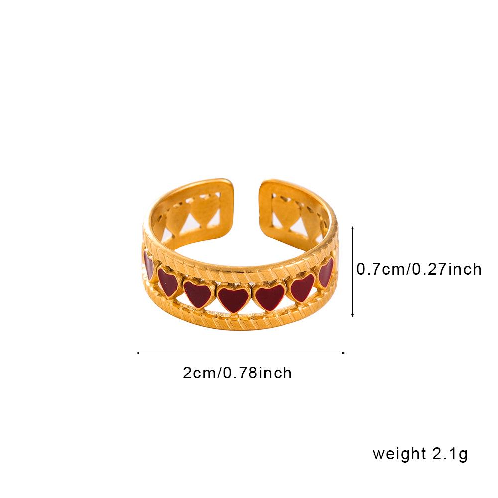 Women s High-End Stainless Steel Drip Oil Ring - Versatile, Non-Fading, Titanium Design