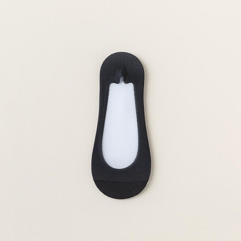 Summer Invisible Non-Slip Boat Socks – Thin, Breathable Mesh, Silicone Grip, No Heel Slip, Perfect with High Heels.