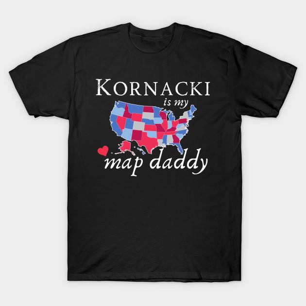 

Men Black Print T-shirt Kornacki Is My Map Daddy Chartthrob No-Cut Transfer Paper Print Cotton Tshirt S чёрный