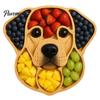 Solid Wood Food Display Wooden Christmas Tree Charcuterie Platter, Animal Shape Serving Tray with Turtle Cat Dog, Fruit Nut Platter Divided