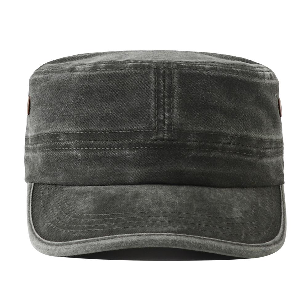 

New Retro Vintage Washed Cotton Flat Caps Men Women Hip Hop Tactical Military Cap Unique Design Flat Top Hats For Man Adjustable