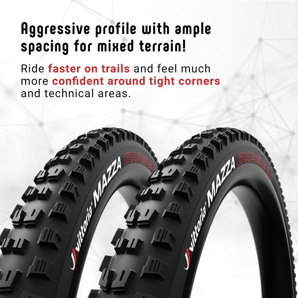 Vittoria Mazza Trail TNT G2.060-622 / 29x2.4 Schwarz/Grau