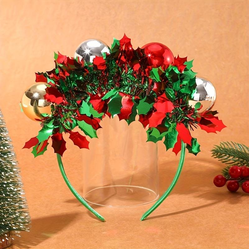 

1 piece of Christmas headpiece -Christmas ball headband - Festival headband: festive Christmas headband - Personalized accessory