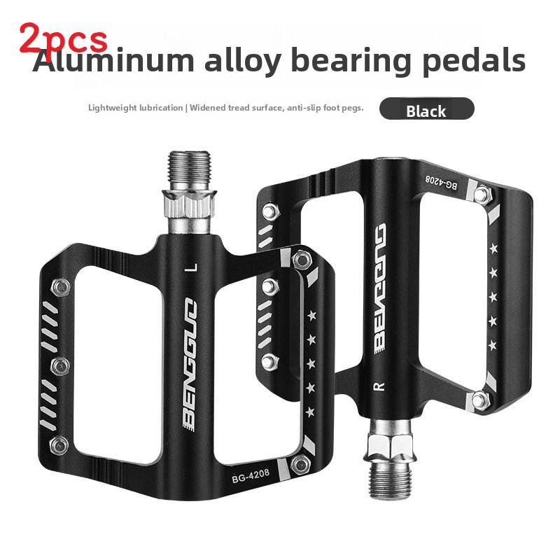 

Bicycle Pedals Aluminum Alloy Mountain Bike Road Bike Pedals With Chrome Moly Steel Axle For Cycling Enthusiasts чёрный