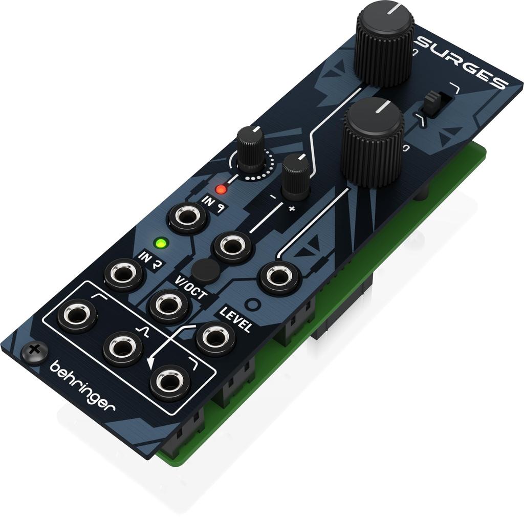 Behringer SURGES Liquid Multimode Filter for Eurorack Modular Analog Vintage Envelope CV Ideal for Music Production Sound Design Synths, 12dB/Oct