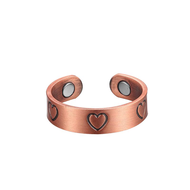 

Магнитная терапия, кольца из чистой меди, регулируемые кольца-манжеты для женщин и мужчин, здоровье, энергия, магнитная терапия, медное кольцо, кольцо на палец