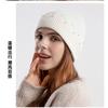 Women S Fashion Pearl Knit Hat Winter Warm Ear Protection Cap
