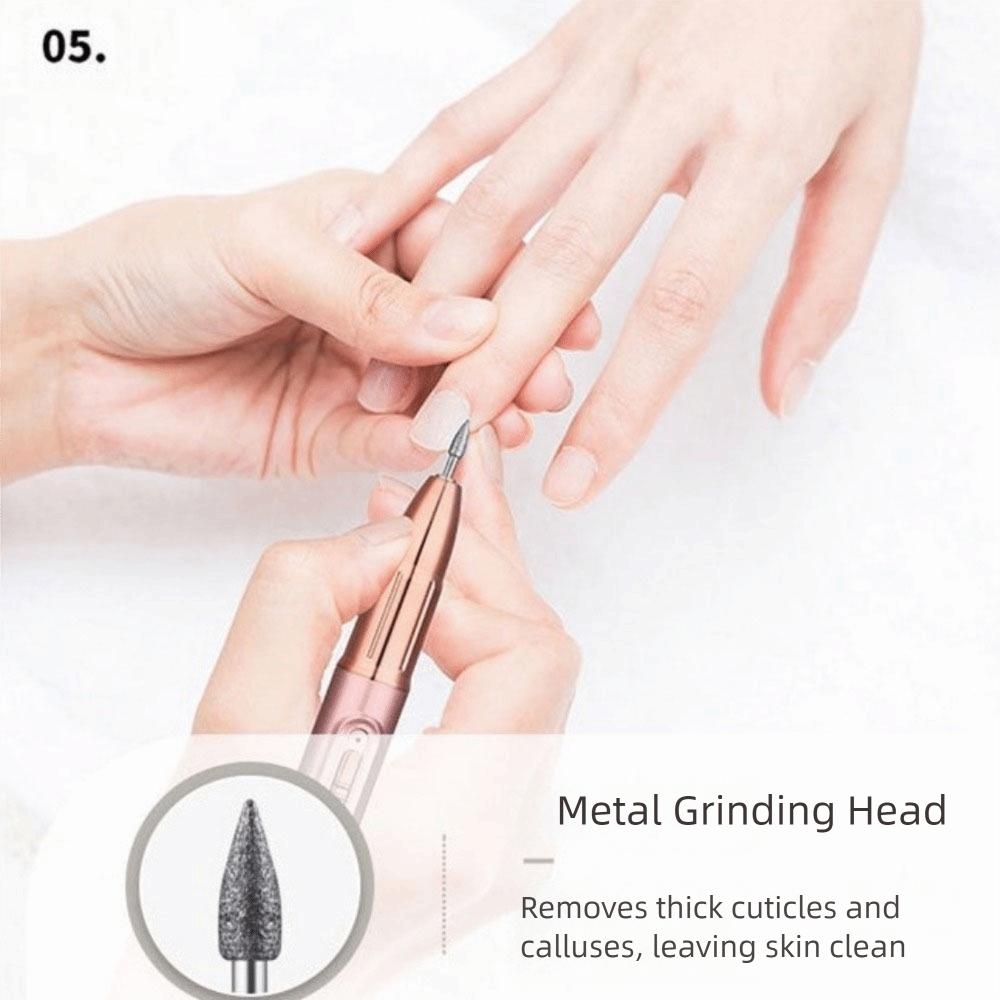Low Noise Electric Nail Drill Machine Rechargeable Wireless Nail Dryer Nail Care Kit