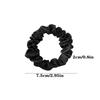 Satin Scrunchies Solid Color Hair Ties Elegant Hair Ring For Women Elastic Ponytail Holder Hair Accessories