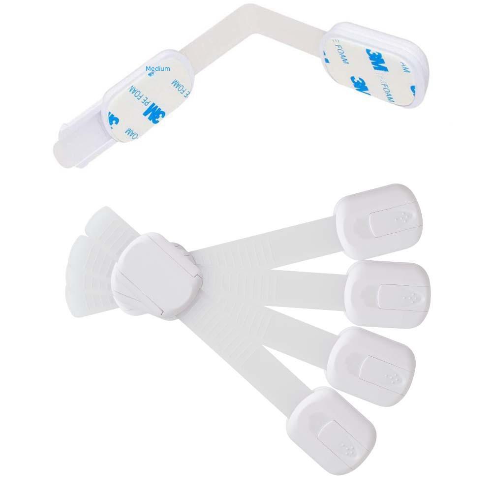 Multi-Function Child Safety Lock for Cabinets and Doors