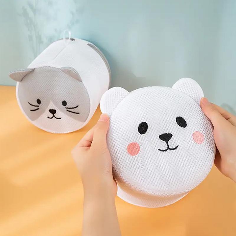 Cute Rabbit Laundry Bag Anti-Deformation Mesh Washing Pouch For Bras, Underwear, Lingerie Machine-Wash Special Home Travel Use
