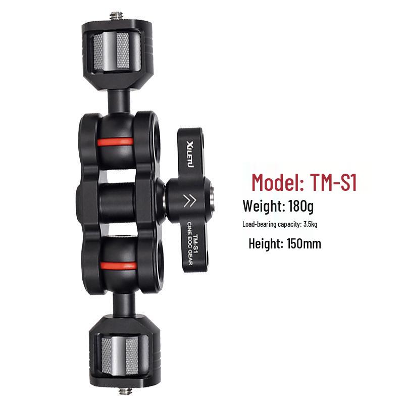 

DSLR Stabilizer Mount with Monitor, Micro A7 Arm, Viper Hand Light, and Camera Magic Wand.