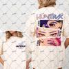 KPop Demon Hunters Huntrix Tshirts For Women Summer New Movie Pattern Short Sleeve Tshirts Oversized YK Street Tops