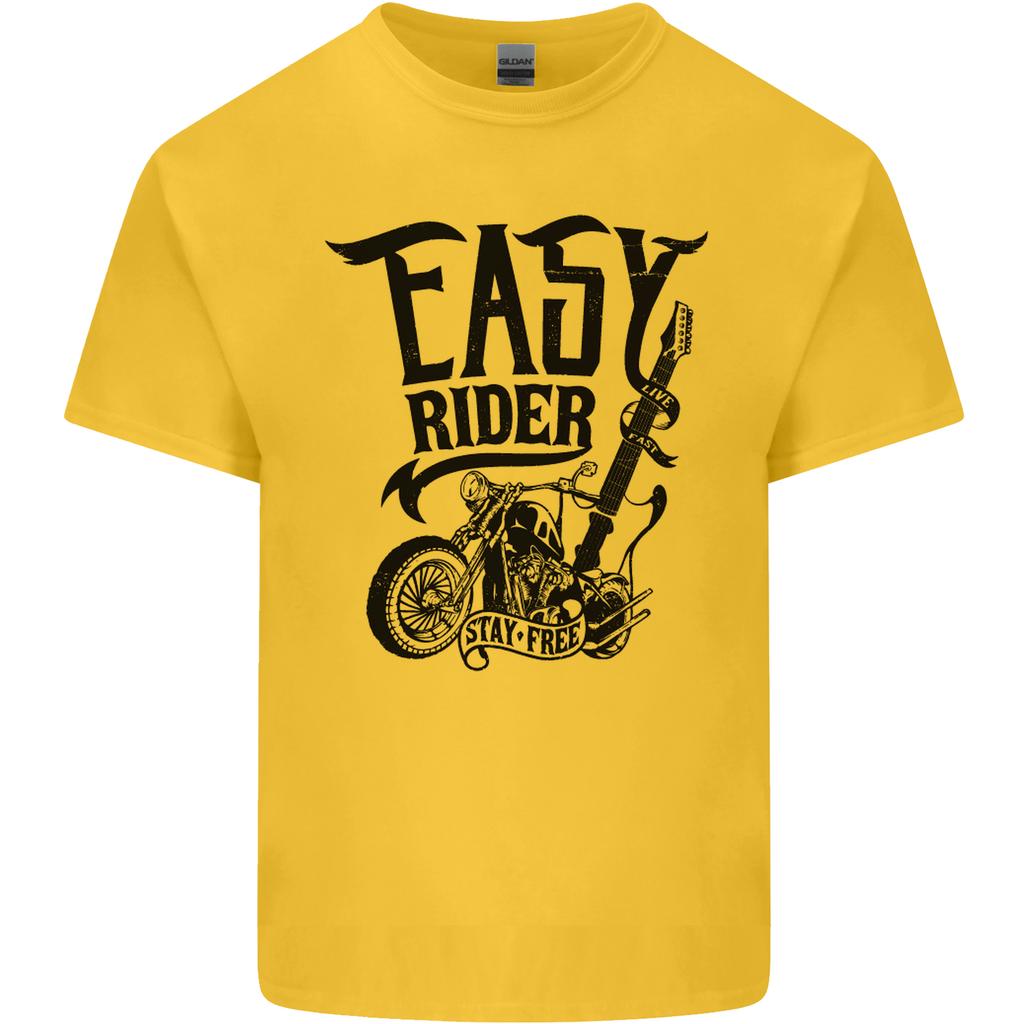 Easy Rider Motorcycle Motorbike Biker Unisexs Light Cotton TShirt