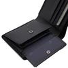 Inden Wallet Coin Case Deerskin Traditional Craft Made in Japan Black with Black Lacquer Tortoiseshell [Indenya] Bi-fold Men's No.2006 ([1-003]