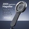 200 Megapixel High Definition Digital Children Microscope Portable Design for Science Education & Outdoor Exploration