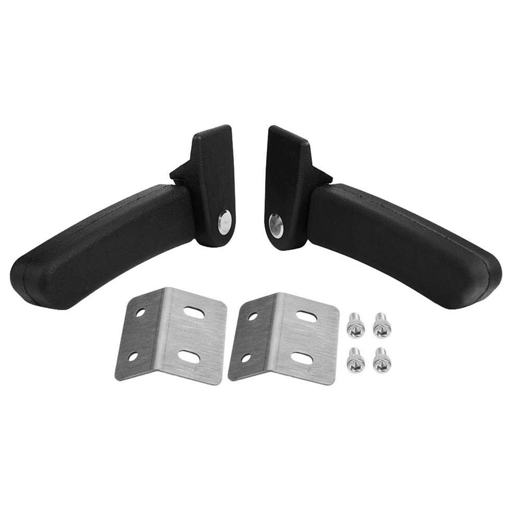 1 Pair Motorcycle Passenger Armrest Rear Box Foldable Grab Handles