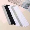Arm Sleeves Ice Silk Cooling Arm Cover Sun Protection UV Protection Elastic Arm Sleeves for Outdoors Travel Running Cycling Grey