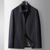 Men's Light Luxury Workwear Lapel Jacket - 2025 Spring/Autumn Business Casual Outerwear