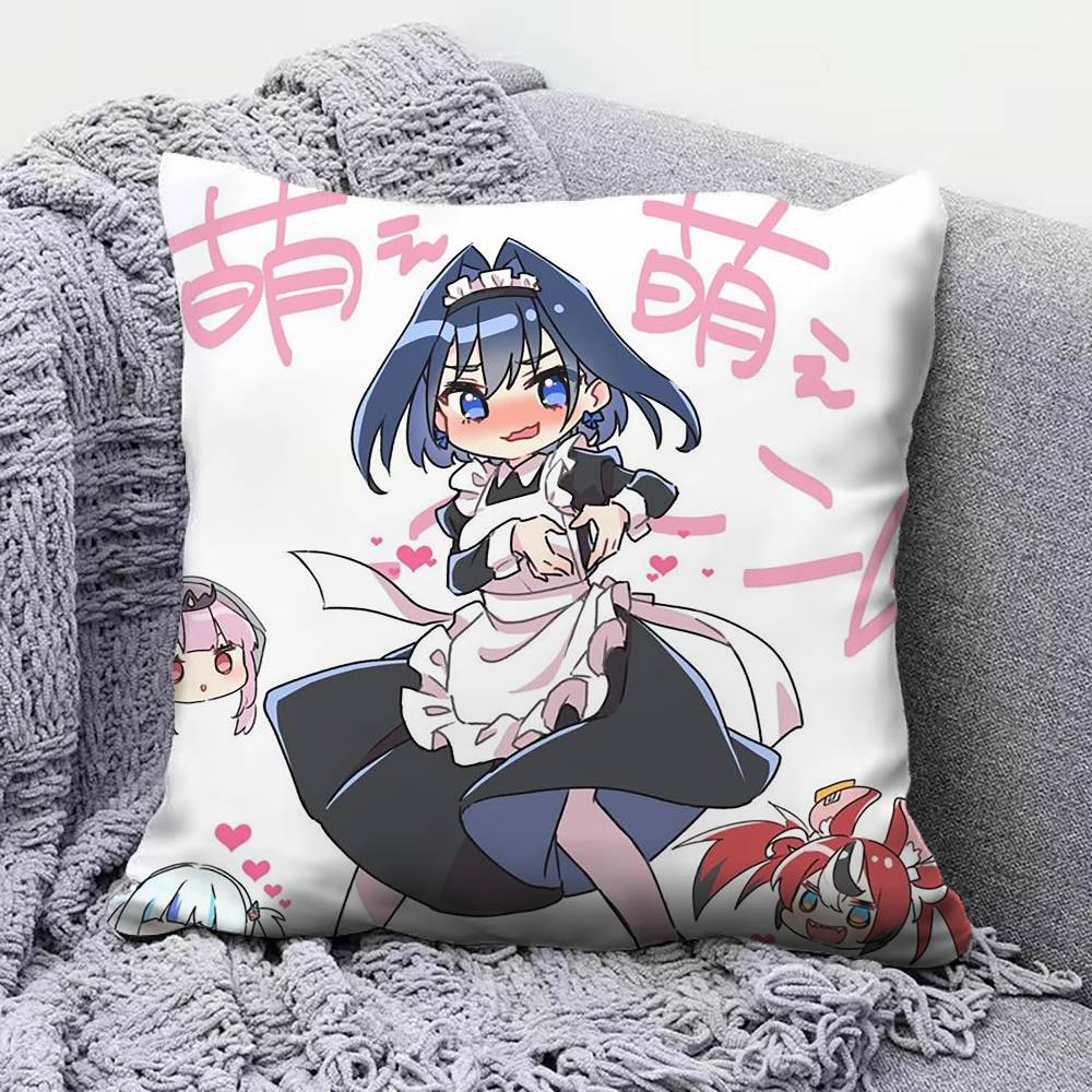 Way 2 U Ouro Kronii hololive EN   Home Sofa Cushion Covers and Aecorative Custom Pillow Covers