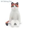 Lifelike Realistic Pet Figurines PVC Cat Action Figures Cute Simulation Pet  Car Decoration