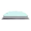 Pet Comb Floating Hair Remover Brush for Dogs Cats Couch Carpet Clothing BlanketsGreen