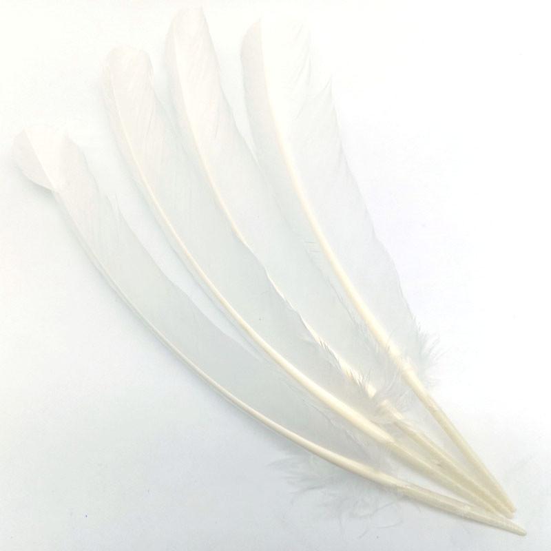 100pcs Natural Turkey Feathers Christmas Wedding Party Dress Decorations Accessories Pheasant Plumes Table Centerpieces 25-30CM